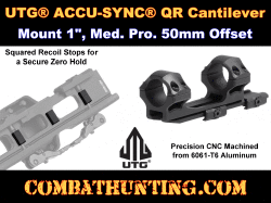 UTG ACCU-SYNC QR Cantilever Mount 1" Med. Pro. 50mm Offset