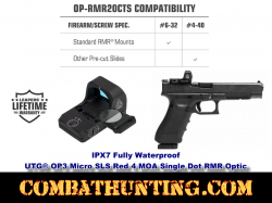 UTG OP3 Micro SLS Red 4 MOA Single Dot RMR Optic
