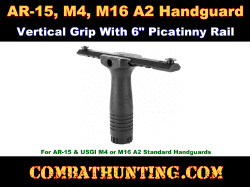 AR-15 M4 A2 Handguard Picatinny Rail With Foregrip