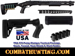 PSA 570 Shotgun Tactical Package Stock, Forend, Heat Shield & Shell Holder