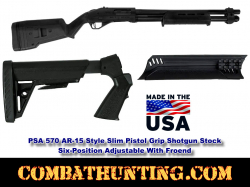 PSA 570 Replacement Shotgun Stock with Slim Pistol Grip & Forend