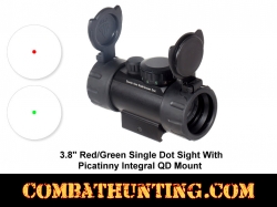 Red Green Dot Sight With QD Picatinny Mount