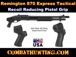 Remington 870 Express 12 Gauge Tactical Pistol Grip Recoil Reducing