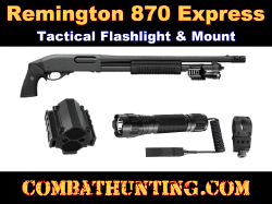 Remington 870 Express Shotgun Tactical Flashlight & Mount