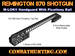 Remington 870 Picatinny Rail System With M-Lok Handguard