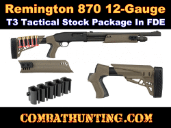 Remington 870 Tactical Stock and Forend Package In FDE