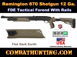 Remington 870 ATI Tactical Shotgun Forend with Picatinny Rails FDE