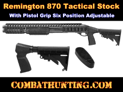Remington 870 Tactical Stock 6 Position Adjustable buttstock