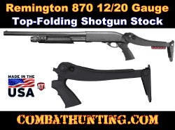 Remington 870 Shotgun Top Folding Stock 12 Gauge Black