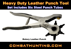 Professional Rotary Leather Punch Heavy Duty