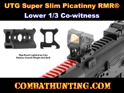 UTG Super Slim Picatinny RMR® Mount, Lower 1/3 Co-witness