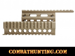 Romanian AK-47 Quad Rail System FDE Handguards