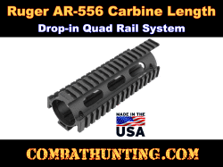 Ruger AR-556 Quad Rail Carbine Length Drop-in