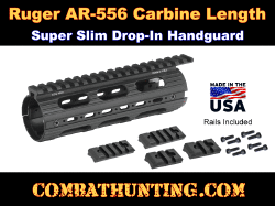 Ruger AR-556 Super Slim Handguard With Rails