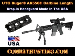 Ruger AR-556 Drop In Quad Rail