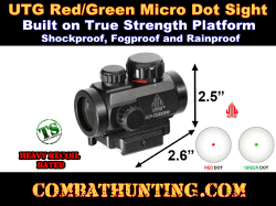 UTG 2.6" ITA Red/Green Micro Dot Sight QD Mount