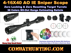 Leapers UTG 4-16X40 True Hunter IE Sniper Scope Illuminated