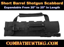 Short Barrel Shotgun Case Scabbard Black