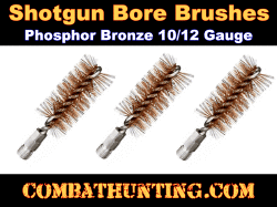 Shotgun Bore Cleaning Brush 10/12 Gauge 3 Pack