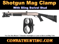 ATI Shotgun Flashlight Laser Barrel Mag Clamp Sling Stud