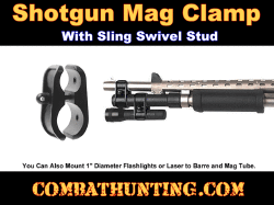Shotgun Flashlight Laser Barrel Clamp Sling Mount