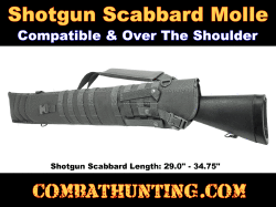 Tactical Shotgun Scabbard MOLLE Black