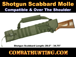 Tactical Shotgun Scabbard Molle Green