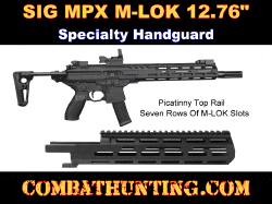 SIG MPX PCC M-LOK Handguard 12.76"