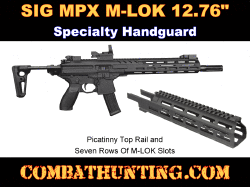 SIG MPX PCC M-LOK Handguard 12.76