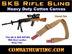 Sks Rifle Sling Desert Tan Military Issue Style Sling