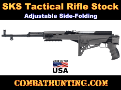 Destroyer Gray SKS TactLite Adjustable Side Folding Stock With Scorpion Recoil System