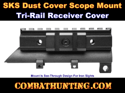 SKS Receiver Cover Scope Mount with Tri-Rail