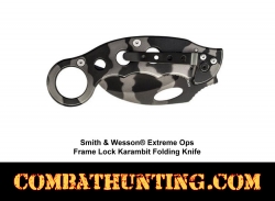 Smith & Wesson Extreme OPS Frame Lock Karambit Folding Knife