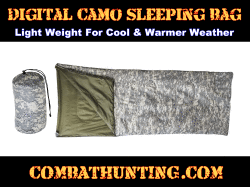 Digital Camouflage Sleeping Bag