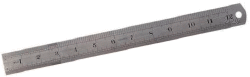 12" Stainless Steel Ruler S.A.E. Millimeters