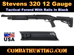 Stevens 320 Tactical Forend Black