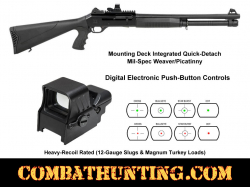 Tactical Digital Shotgun Reflex Sight with 4 Reticles