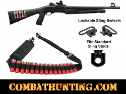 Tactical Shotgun Sling with Shell Holder