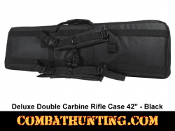 Double Carbine Rifle Case 42 Inches Black