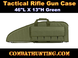 Tactical Rifle Gun Case 46"L X 13"H Green