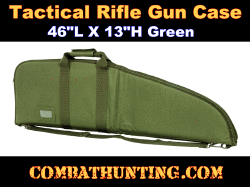 Tactical Rifle Gun Case 46"L X 13"H Green