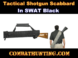 Black Tactical Shotgun Scabbard