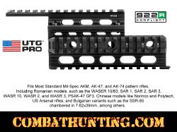 UTG Pro AK-47 Universal Quad Rail Handguard MTU009