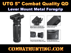 UTG Vertical Foregrip Aluminum Heavy Duty MS QD