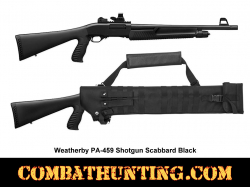 Weatherby PA-459 Shotgun Scabbard Black