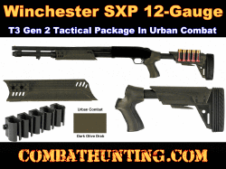 Winchester SXP Shotgun Stock & Forend In Urban Combat Dark Olive Drab