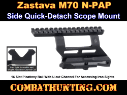 Zastava M70 N-PAP Scope Mount UTG® QD AK Side Mount