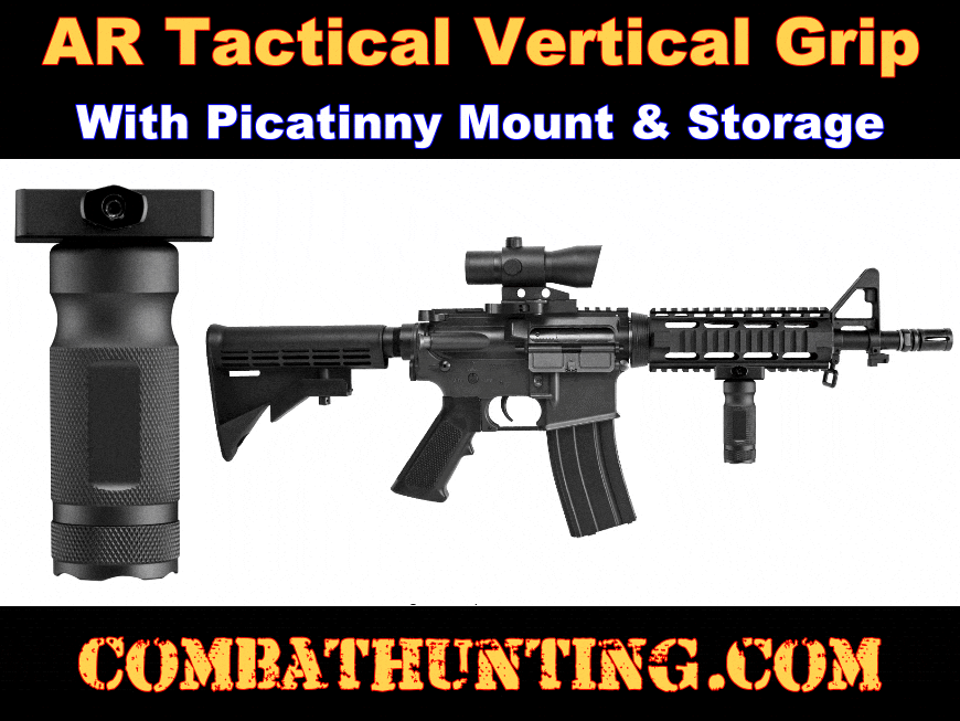 Vertical Grip Picatinny Mount Foregrip Aluminum style=
