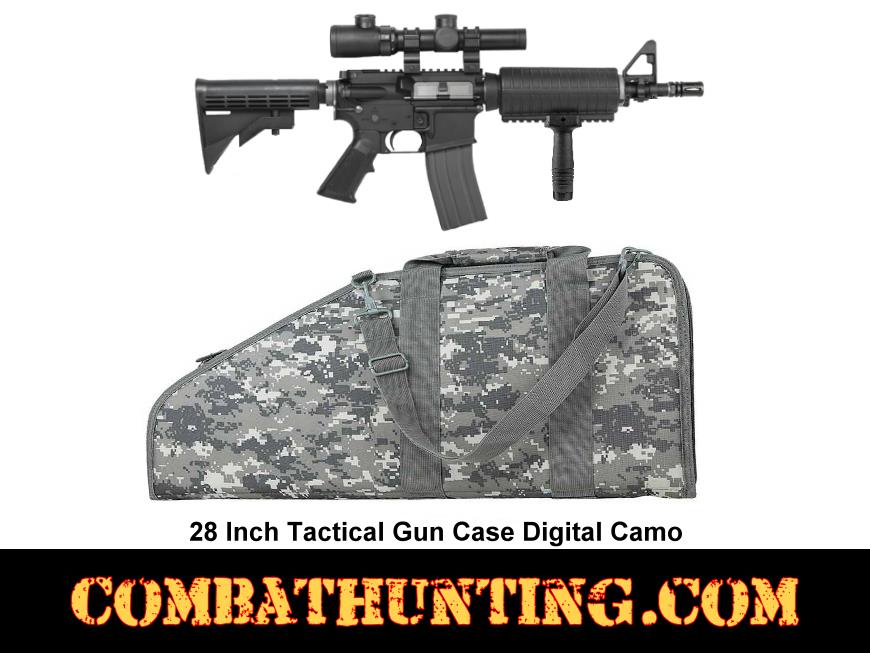28 Inch Tactical Gun Case Digital Camo style=