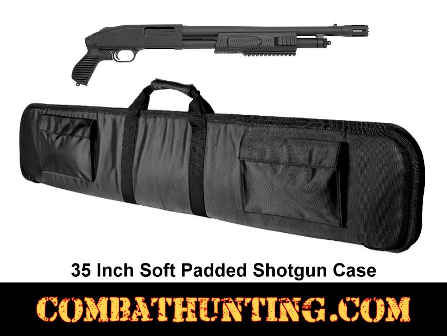 35 Inch Shotgun Case Soft Padded Black style=